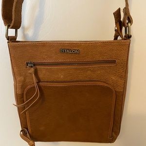 Crossbody Shoulder Handbag, Real Leather